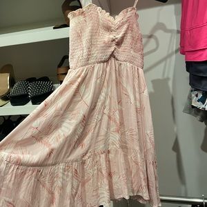 Saints and Hearts- sun dress - light pink floral